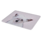 Crested Powderpuff中国のの絵画一覧 – Dog Art カッティングボード (角)