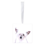 Crested Powderpuff中国のの絵画一覧 – Dog Art キューブオーナメント (右)