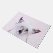 Crested Powderpuff中国のの絵画一覧 – Dog Art ドアマット (アングル)