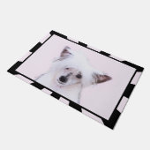 Crested Powderpuff中国のの絵画一覧 – Dog Art ドアマット (アングル)