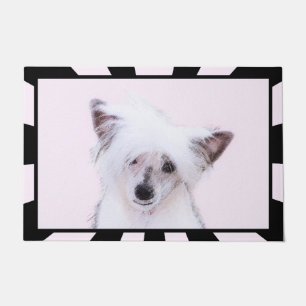 Crested Powderpuff中国のの絵画一覧 – Dog Art ドアマット