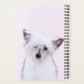 Crested Powderpuff中国のの絵画一覧 – Dog Art プランナー手帳 (裏面)