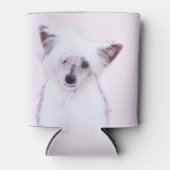 Crested Powderpuff中国のの絵画一覧 – Dog Art 缶クーラー (正面)