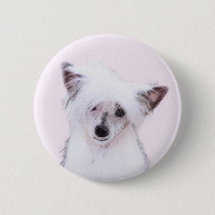 Crested Powderpuff中国のの絵画一覧 – Dog Art 缶バッジ