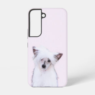 Crested Powderpuff中国のの絵画一覧 – Dog Art Samsung Galaxy S22ケース