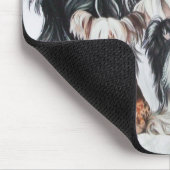 Crested W中国の Ghost マウスパッド (コーナー)