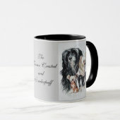 Crested W中国の Ghost マグカップ (正面右)