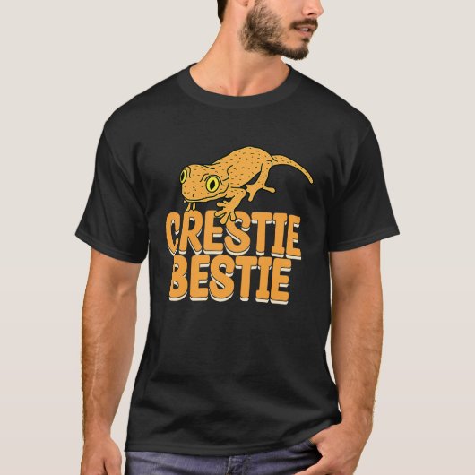 Crestie Bestie Gecko Reptiles  Reptile Owner Graph Tシャツ (正面)