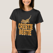 Crestie Bestie Gecko Reptiles Reptile Owner Graph Tシャツ (正面)