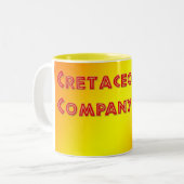 Cretaceous Companyのコーヒーのマグ ツートーンマグカップ (正面左)