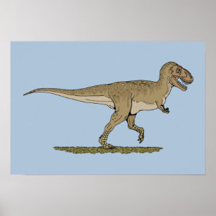 Cretaceous Dinosaur Tyrannosaurus rex ポスター