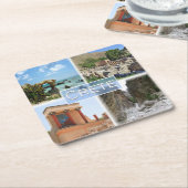 CRETE、ギリシャ、ヨーロッパのzGR021ポットプール スクエアペーパーコースター (アングル)