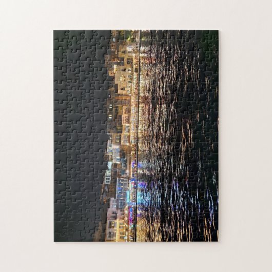 Crete at Night Puzzle ジグソーパズル (縦)