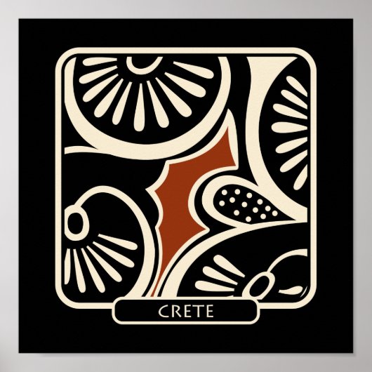 crete pottery shard ポスター (正面)