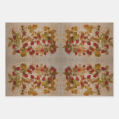 Cretona Francesa con fresas ラッピングペーパーシート (正面3)