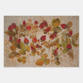 Cretona Francesa con fresas ラッピングペーパーシート (正面)