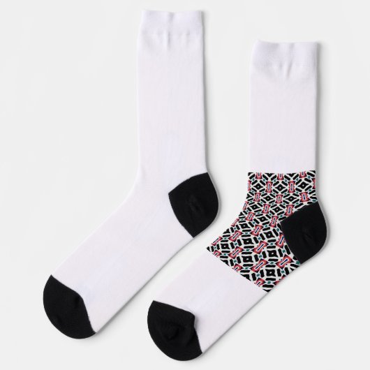 Crew スタイリッシュ Socks:心地よいと創造性 ソックス (左)