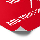 Crew パーソナライズされた Roing Logo Oars Team Name Year ポスター (角)