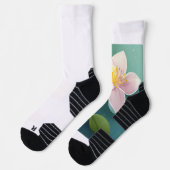 Crew Socksフラワープリント ソックス (左)