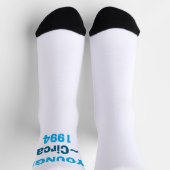 Crew Socksユニセックスクールデザイン、小説に基づく ソックス (上部)