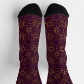 Crew Socks-Classic Paisley Elegance ソックス (上部)