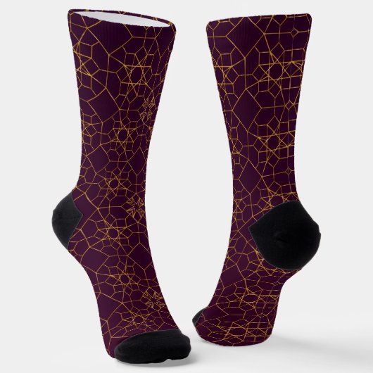 Crew Socks-Classic Paisley Elegance ソックス (傾斜あり)