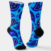 Crew Socks- Classic Paisley Elegance  ソックス (傾斜あり)