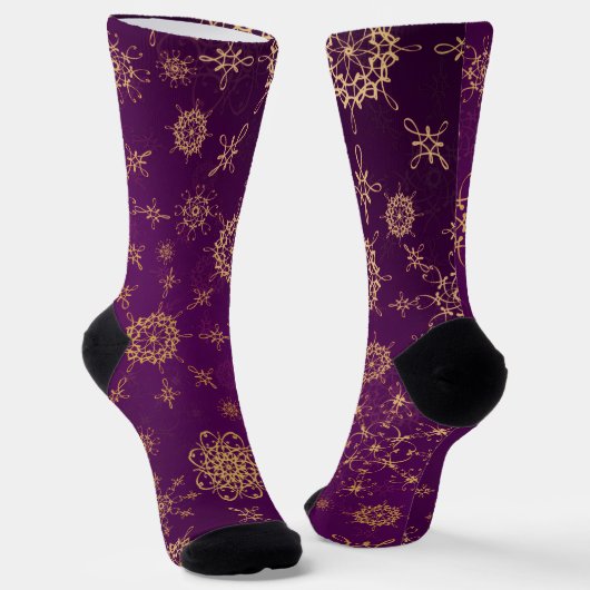 Crew Socks-Classic Paisley Elegance ソックス (傾斜あり)