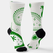 Crew Socks-Classic Paisley Elegance ソックス (傾斜あり)