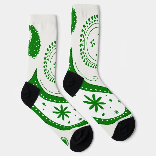 Crew Socks-Classic Paisley Elegance ソックス (右)