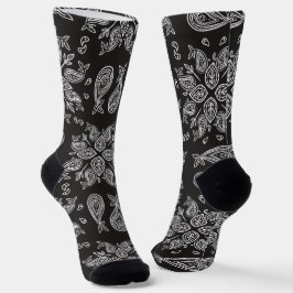 Crew Socks-Classic Paisley Elegance ソックス