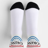 Crew Socks - Crokinole UKクラシックロゴ ソックス (上部)