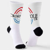 Crew Socks - Crokinole UKクラシックロゴ ソックス (傾斜あり)