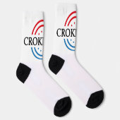 Crew Socks - Crokinole UKクラシックロゴ ソックス (右)