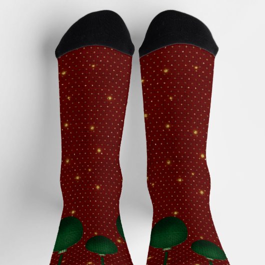 Crew Socks-Festive Christmas Socks ソックス (上部)