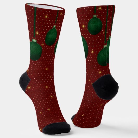 Crew Socks-Festive Christmas Socks ソックス (傾斜あり)