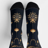 Crew Socks-Festive Christmas Socks ソックス (上部)