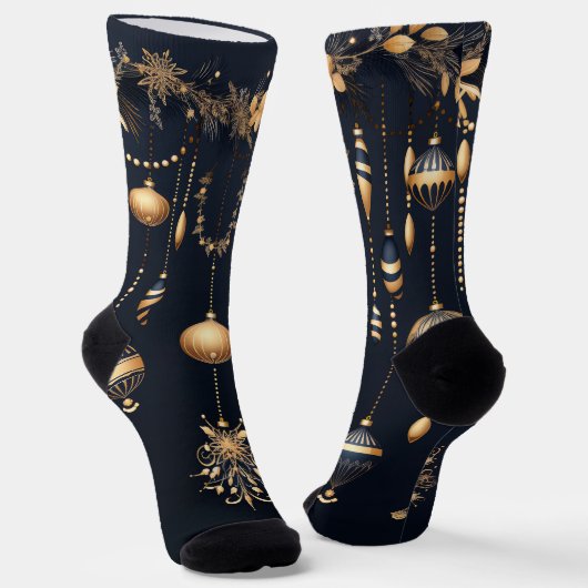 Crew Socks-Festive Christmas Socks ソックス (傾斜あり)