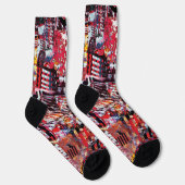 Crew Socks – Fragmented Pulse ソックス (右)