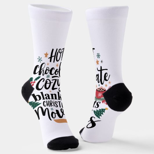Crew Socks-Hot Chocolate & Cozy Christmas Vibes  ソックス (傾斜あり)