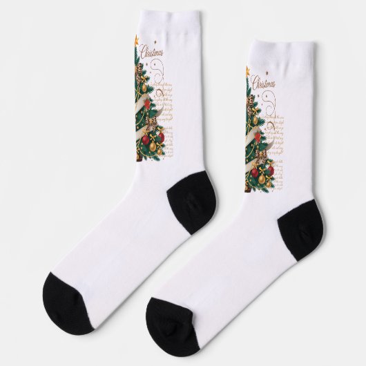 Crew Socks-Merry Christmas ソックス (左)