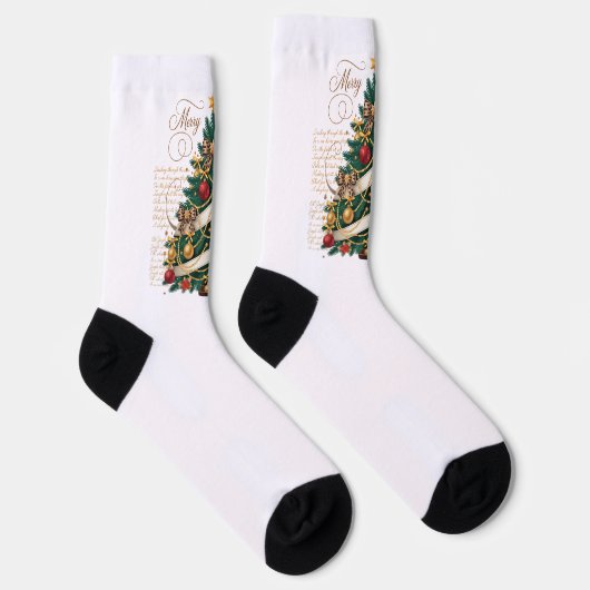 Crew Socks-Merry Christmas ソックス (右)
