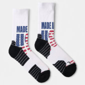 Crew Socks Red White & Blue Made in the USA ソックス (右)
