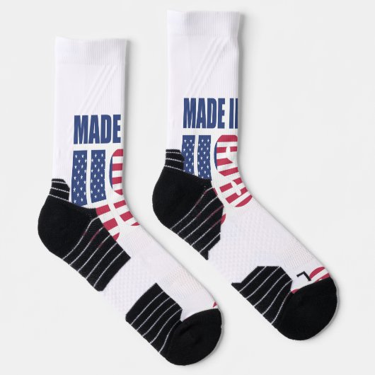 Crew Socks Red White & Blue Made in the USA ソックス (右)