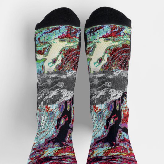 Crew Socks – Strata Pulse ソックス (上部)