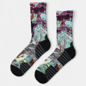 Crew Socks – Strata Pulse ソックス (左)