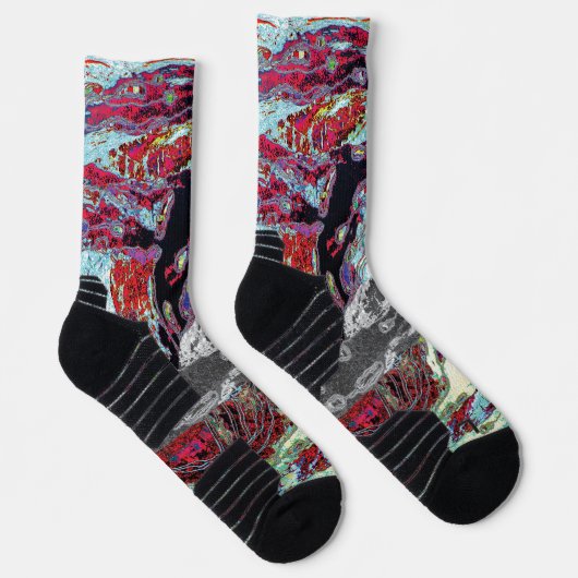 Crew Socks – Strata Pulse ソックス (右)