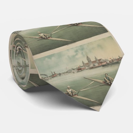 Crewingのアスリート(1879年)のヴィンテージのイラストレーション ネクタイ (ロール)