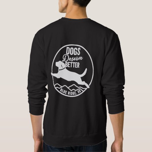 Crewneck Sweatshirt White Logo Front/Back スウェットシャツ (裏面)