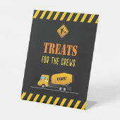 Crewsテーブルの建築パーティー処理 台座サイン (正面)